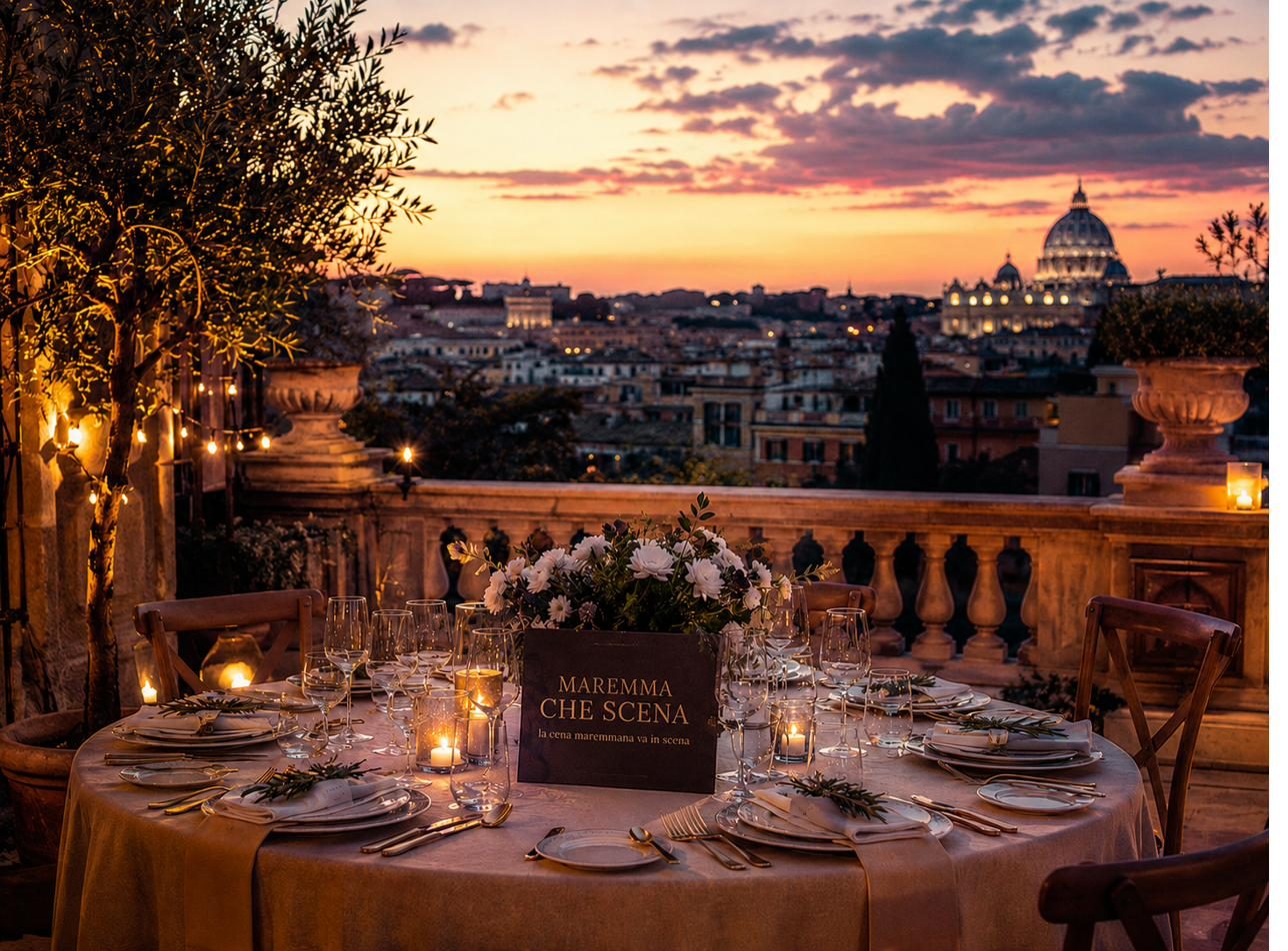 Terrazza panoramica su Roma