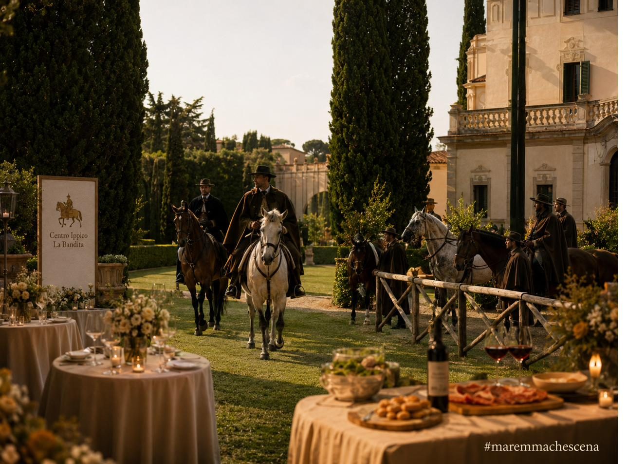 Butteri in villa a Roma
